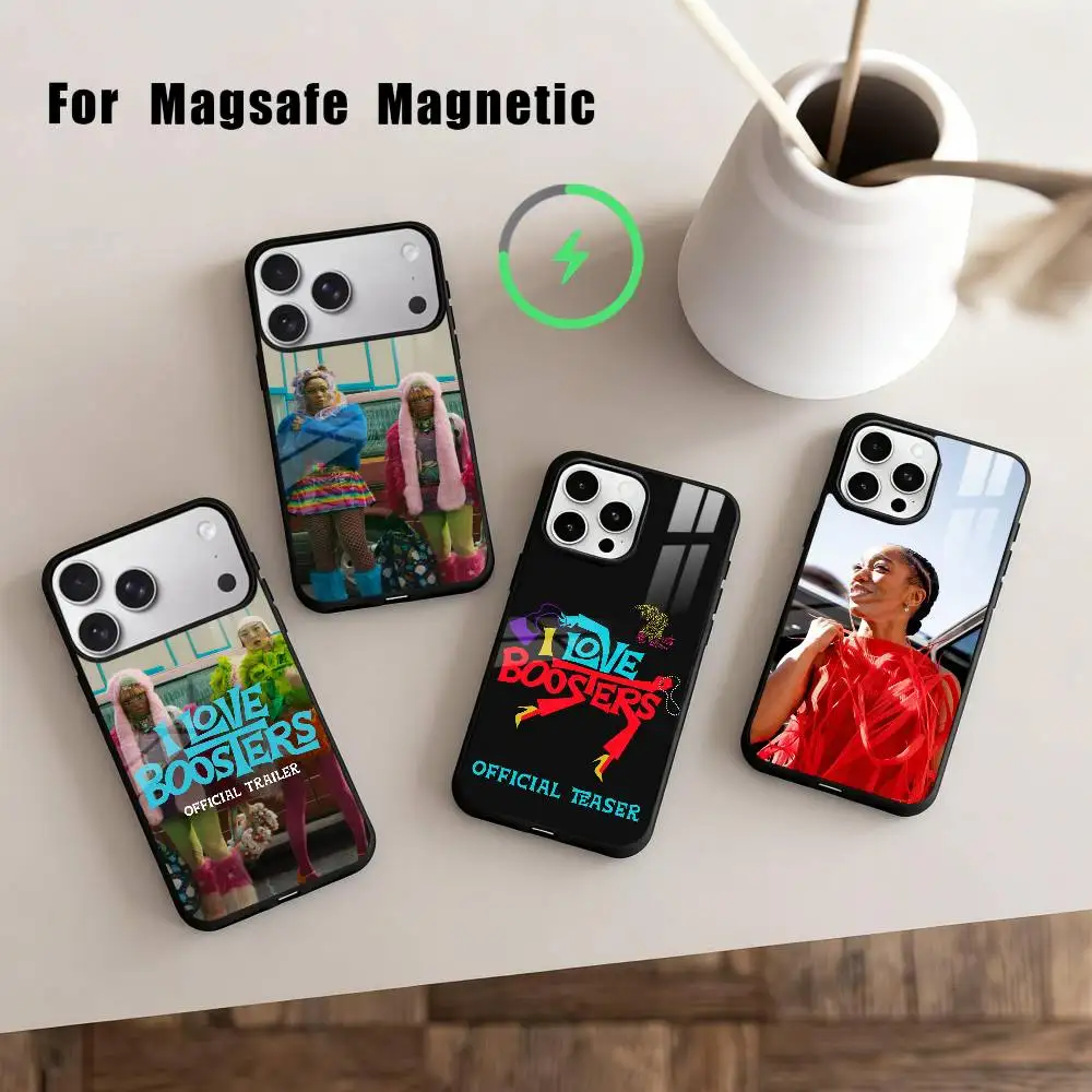 

Crime Comedy Film I Love Boosters Phone Case For iPhone17,16,15,14,13,12,11 Plus,For Magnetic Wireless Charge Cover