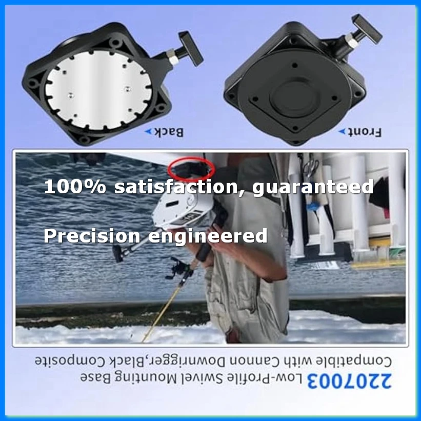 base-girevole-a-basso-profilo-2207003-compatibile-con-il-supporto-downrigger-ca-nnon-3991913-abys-confezione-da-1