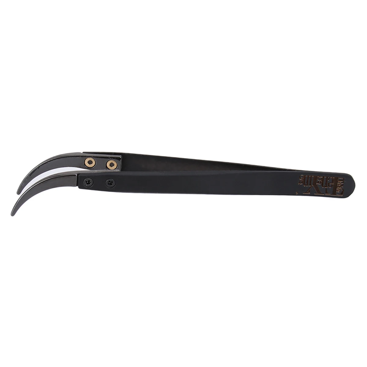 

1pc Precision Ceramic Tweezers Corrosion Resistant Heat Non Conductive Portable Smd Industrial Angled Precision Hand Tools For