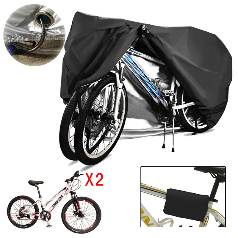 

Bicycle cover, double-row bicycle cover