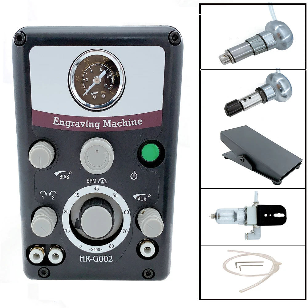 Herramientas de ajuste de piedra y grabado a mano, máquina de grabado neumática de configuración rápida, equipo de fabricación de joyas, HH-G01