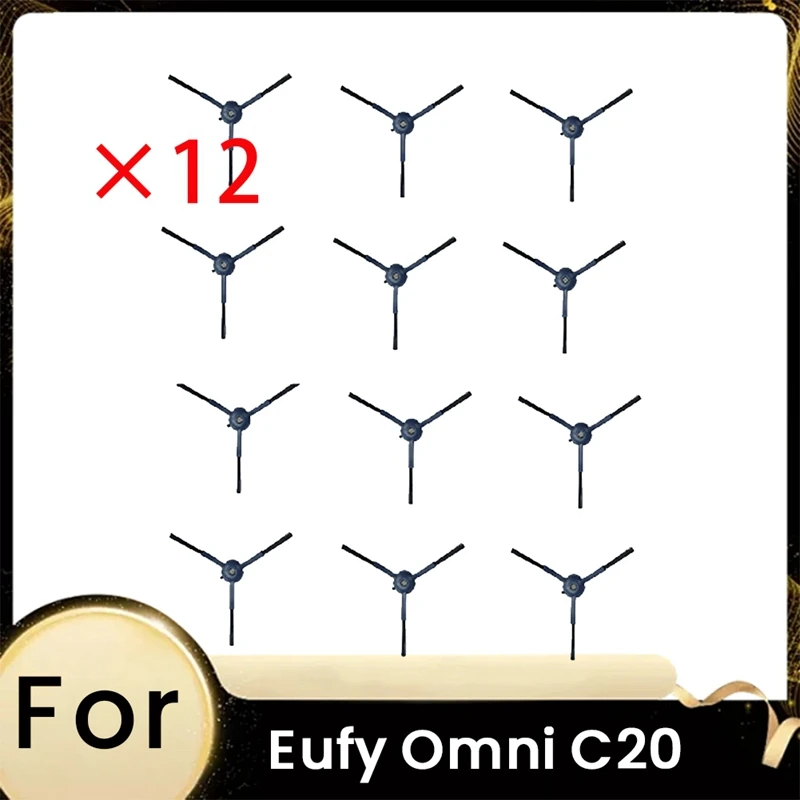 

12 шт. боковая щетка для очистки робота-пылесоса Eufy Omni C20, замена деталей