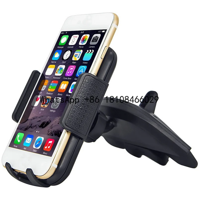 

CD Slot Phone Holder, CD Slot Phone Holder Mount with Adjustable Clamp, CD Slot Adjustable Angle Rotation Car Phone Mount