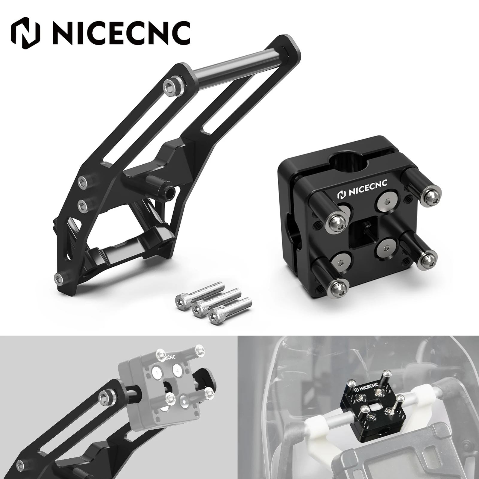 

For Ducati DesertX 2022-2024 Navigation GPS AMPS Mount Bracket Bar R12 Phone Holder DesertX Desert X 2022 2023 2024
