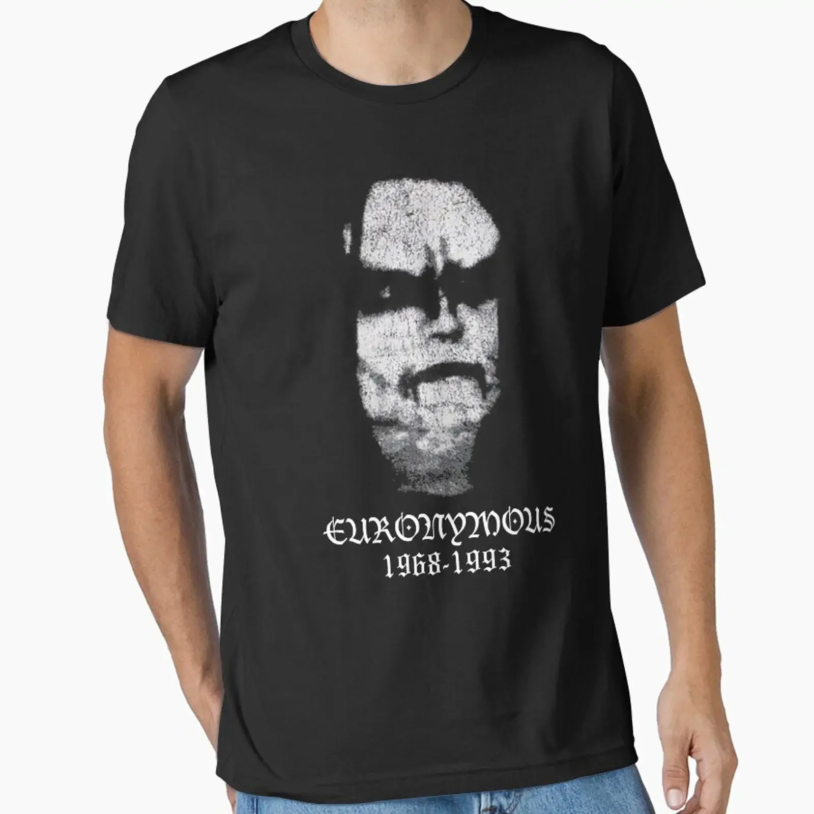 Preview of the artwork Euronymous created and sold by ourkid vintage Washed fashion Casual Soft graphic homme Stretched