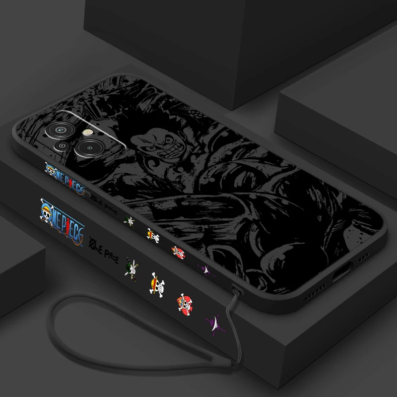 

Cartoon O-one Pieces Cute For Xiaomi Redmi 12C 11A 10C 10X 9T 9C 9AT 9A Plus Prime Liquid Left Rope Phone Case