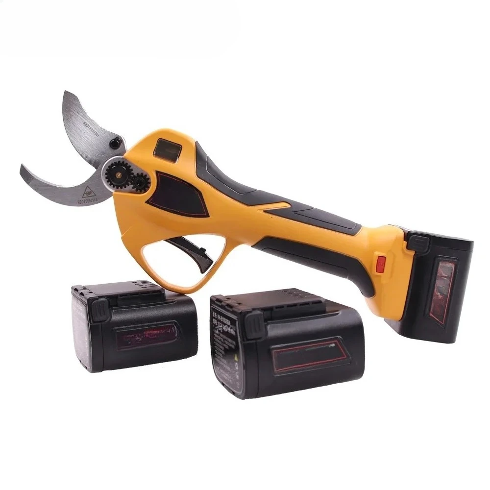 Swansoft 40mm LED Wireless Electric Pruning Shears Vineyard Garden Branch Cutting Tools to US