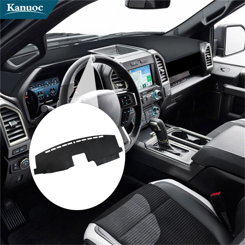 

LHD Car Accessories Dashboard Cover Dash Mat Pad Dashmat Non-slip Sunshade Pad Carpet For Ford F-150 F150 Lobo Raptor 2017-2019