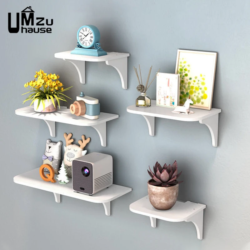 Router Floating Shelf Hanging Rack Multi Tap Outlet Wifi TV Set Top Box Board Hidden Bracket Storage Organizer Wall Mount Holder