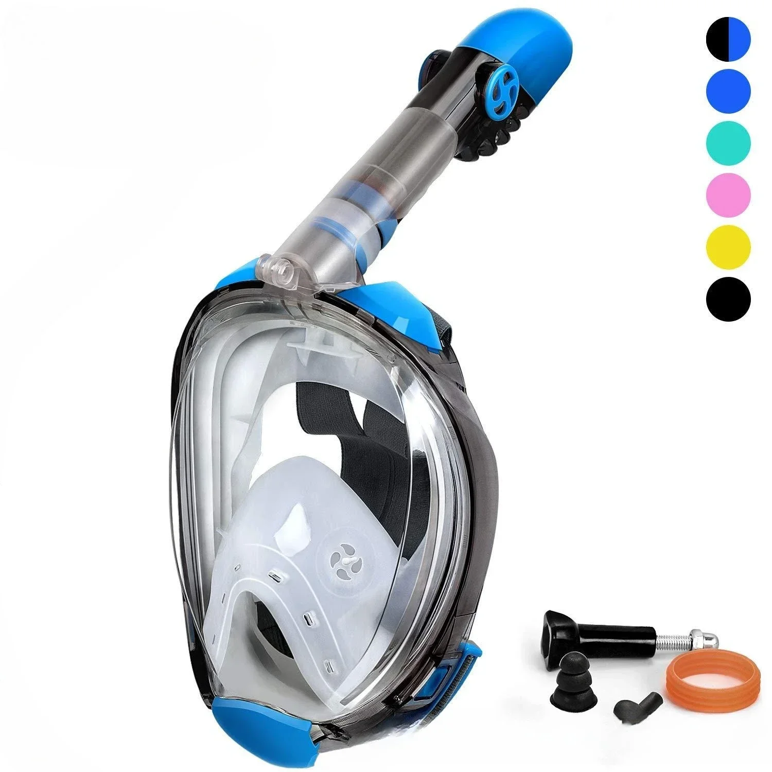 

Outdoor Diving Mask Full Dry Professional Men's And Women's Full Mask Silicone Underwater Snorkeling Outdoor