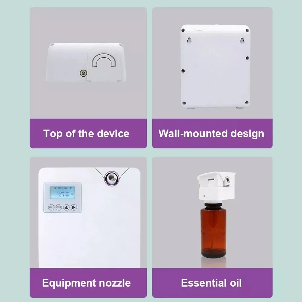 Namste WIFI Bluetooth Essential Oil Diffuser Timer Function Aromatic Fragrance Device for Home Hotel Waterless Aroma Diffuser
