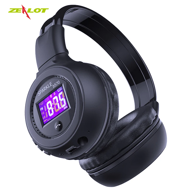 ZEALOT B570 Bluetooth Headphone Wireless Headset Hifi Stereo Bass Micro SD Card MP3 AUX Play With Microphone