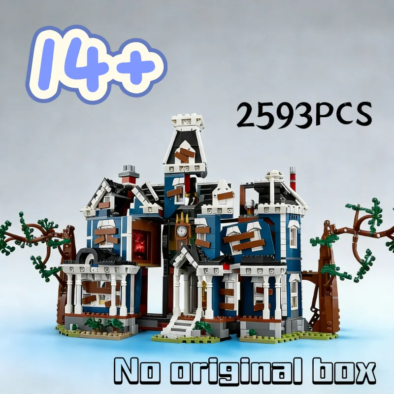 

In Stock 2593PCS Event Creel House Science TV Series Sets MOC City Architecture 11370 Builing Blocks Kids Toys