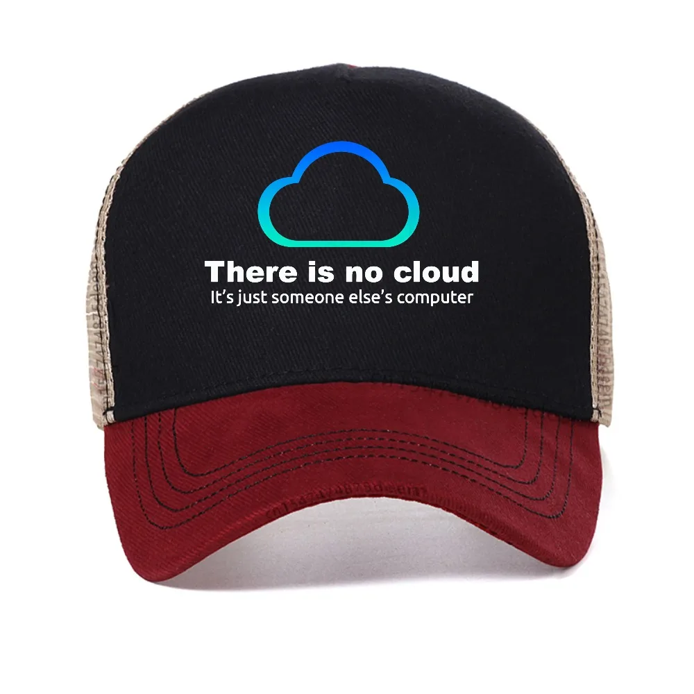 

It Tech Humor There Is No Cloud Just Someone Else Computer Funny baseball cap fashion casual mesh sun hat Snapback hats