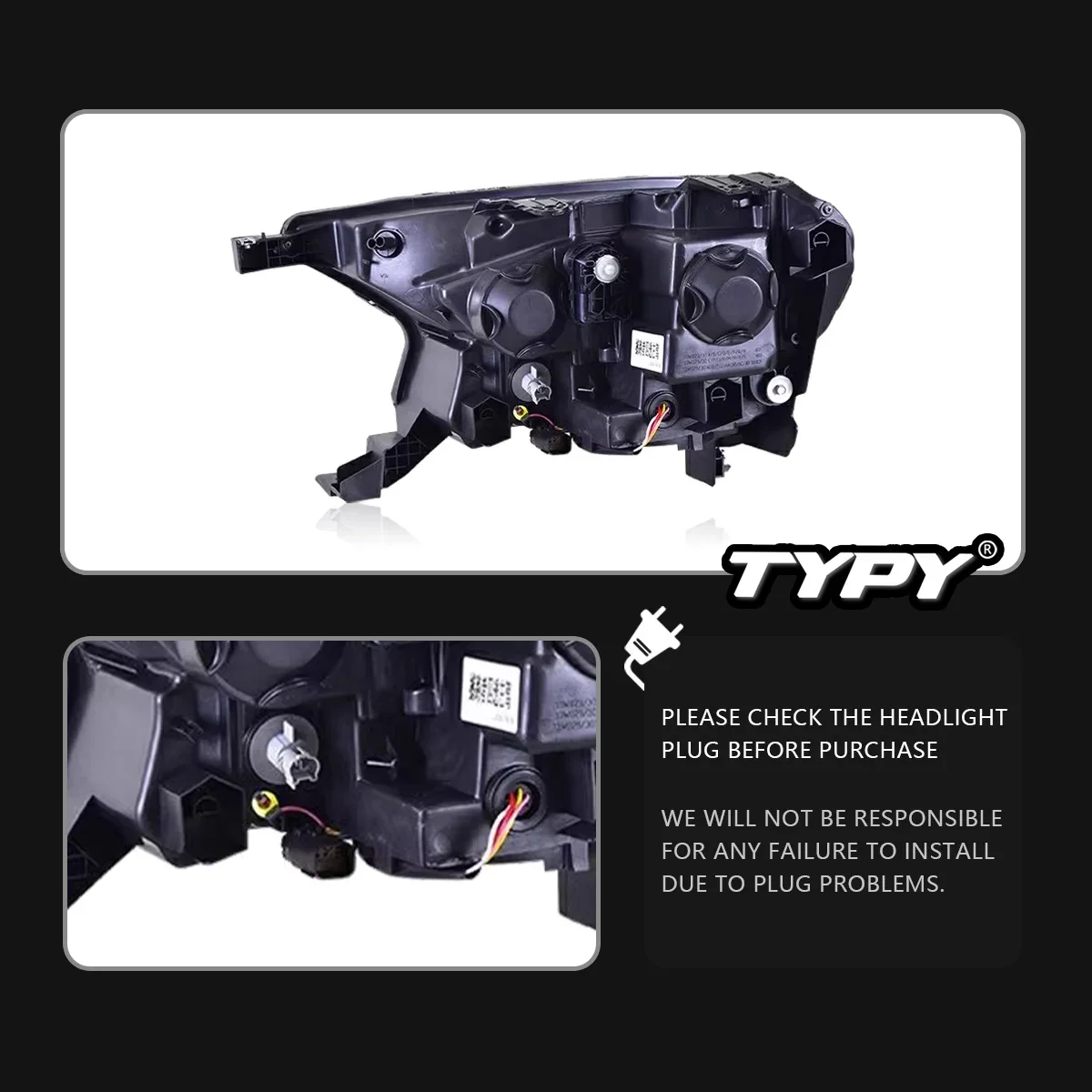 

Автомобильная фара TYPY для Ford Ranger 2016-2020, обновленная, модифицированная для нового DRL, динамический указатель поворота, светодиодная фара, автоаксессуары