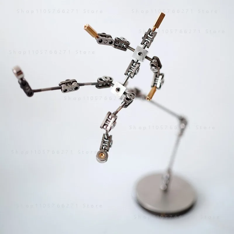 Full metal frozen frame animation character skeleton stainless steel skeleton