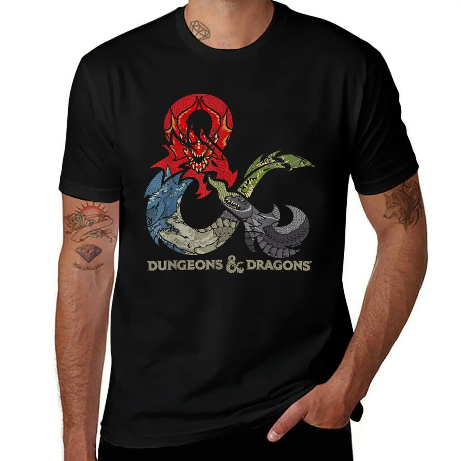 

Dungeons & dragons dragon ampersand logo T-Shirt shirts graphic Man t-shirt baggy shirts mens t shirts pack
