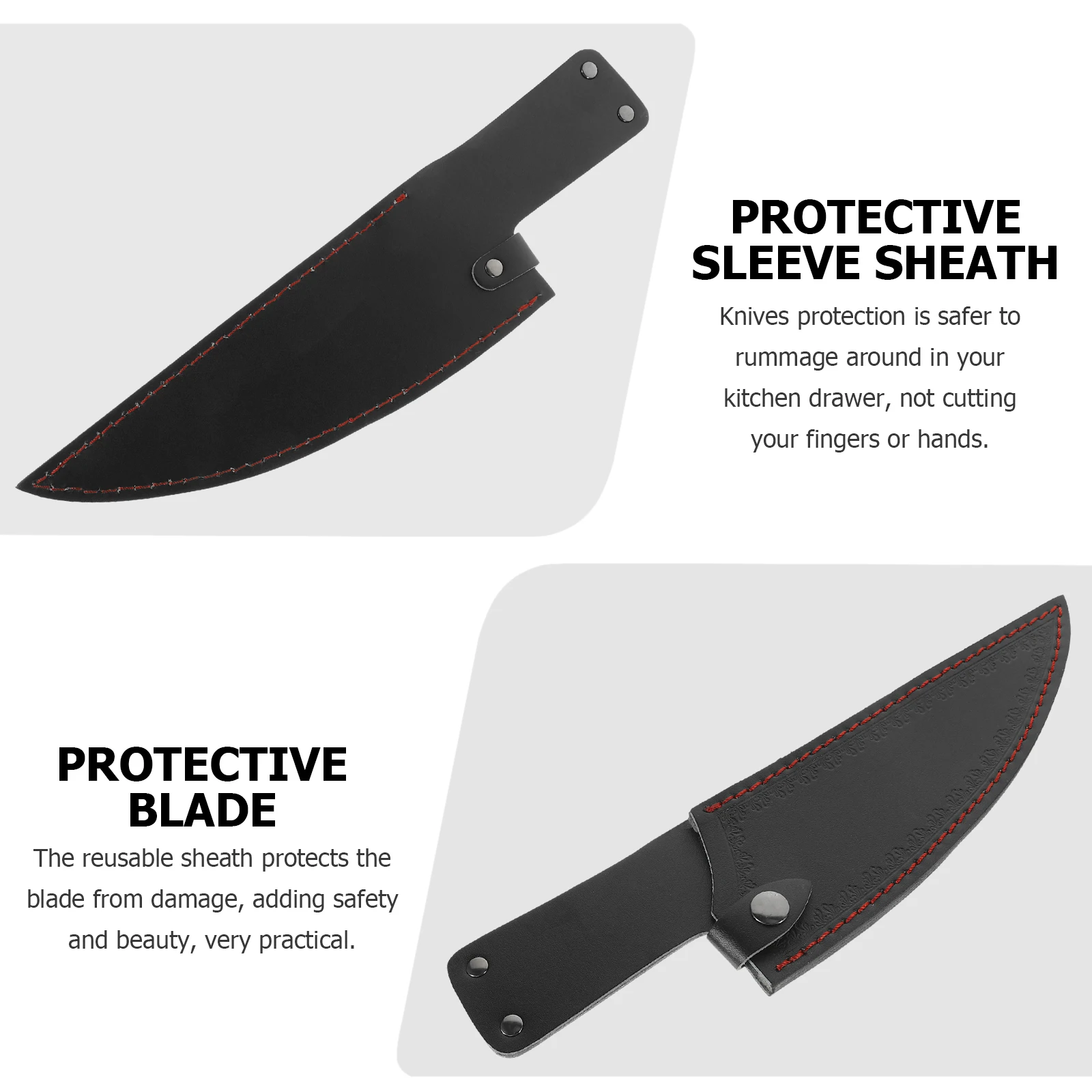 

Knife Cover Reusable Knife Protector For Kitchen Cooking Knives Safety Guard Case Home Chef Blades Cutter