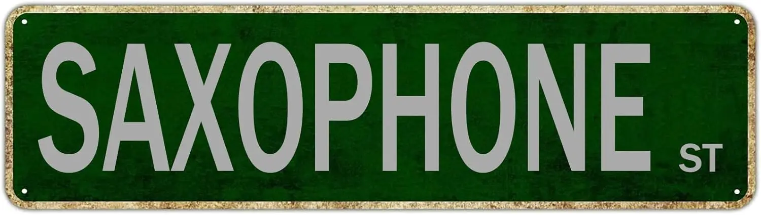 Metal Tin Sign Saxo…