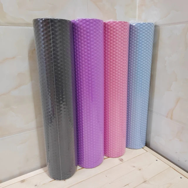 Wałek do jogi Okrągły wałek z pianki EVA Sześciokątny wałek do ćwiczeń Pilates Ulepszone treningi domowe Średnica 9,5 cm Długość 45 cm