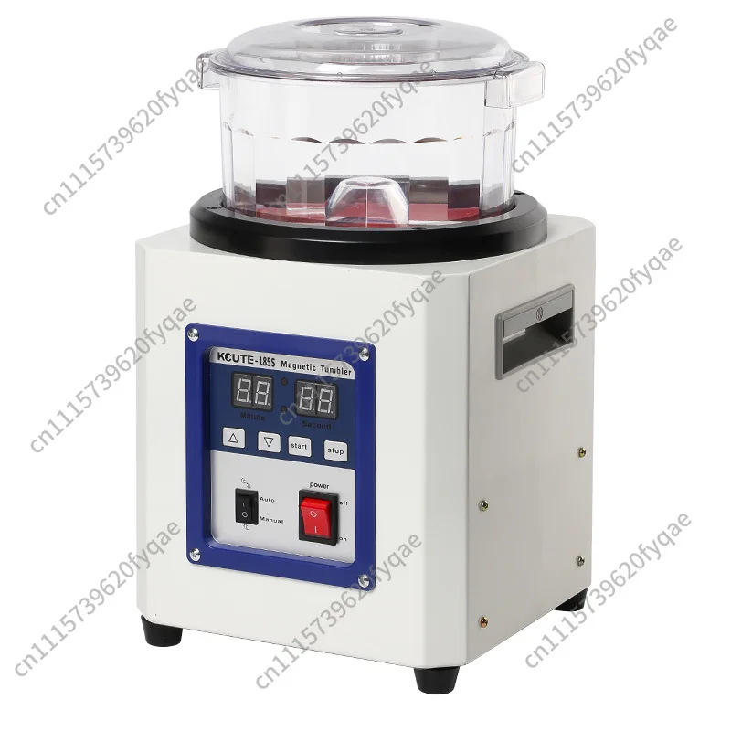 KT185 Magnetic Polishing Machine, Grinding Jewelry Gold Silver Copper Stainless Steel Cleaning Metal Derusting Aluminum