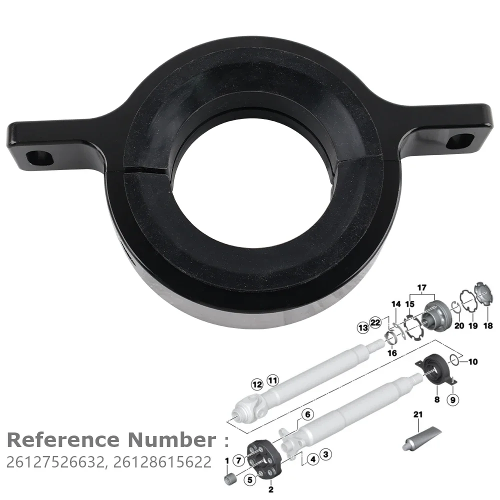 Driveshaft Center Bearings Carrier 26128615622 Centre Mount Aluminium Replacement For BMW 335 E8X E9X F30 F31 F34 F32 E84