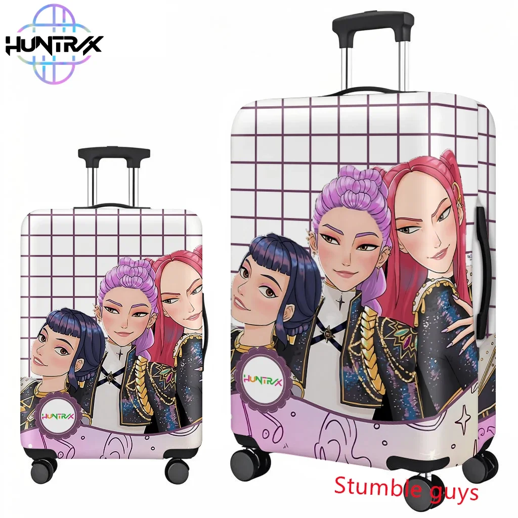 غطاء الأمتعة Anime Kpop Demon Hunters يناسب حقائب السفر الناعمة مقاس 18-32 بوصة #1