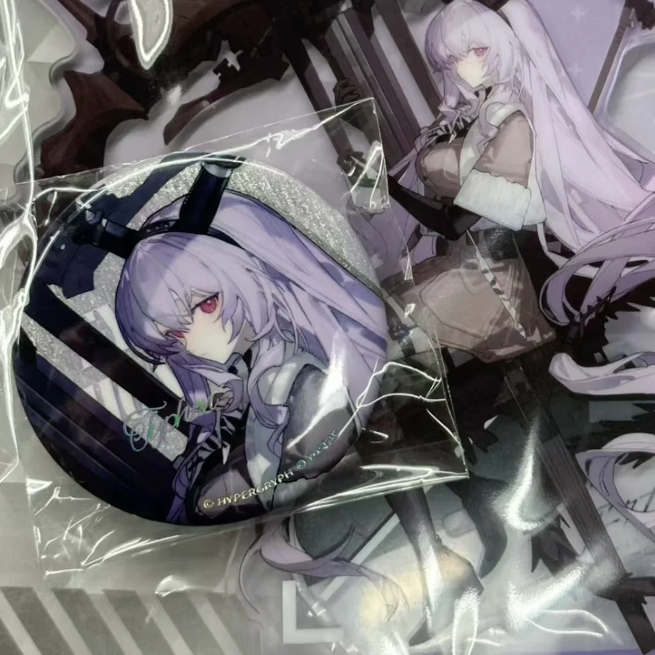 

5.8cm Arknights Mizuki Typhon Kawaii Cartoon Cosplay Tinplate Round Pins Badge Itabag Anime Button Brooch Collection