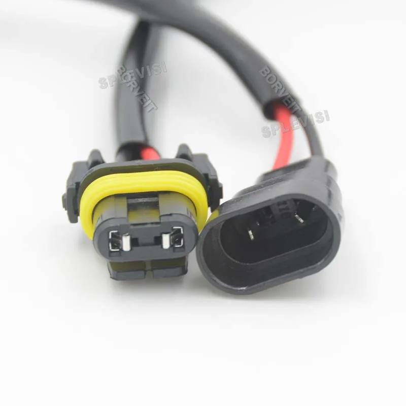 2Pcs Extension Wire H10/9005/9006/9145 Harness Fog Light Replace Socket Plug Lamp Bulb Male Female Plug adapter accessori auto