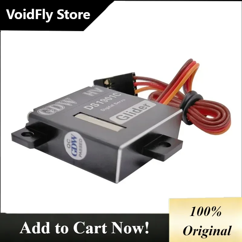 VoidFly 1pcs new GDW DS1901C 6KG Metal High Speed Digital Servo for Fixed Wing Glider