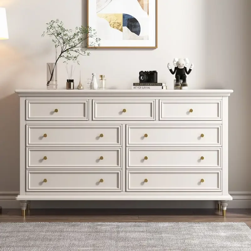 

Solid wood chest of drawers American style bedside chest of drawers Bedroom storage cabinet Modern living room