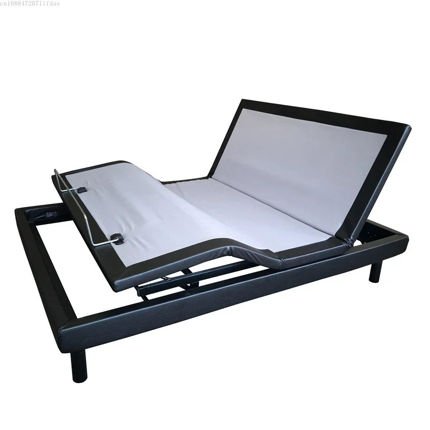 

Hot-selling soft adjustable bed electric frame with massage wireless control bed base with headboard ZG design recliner