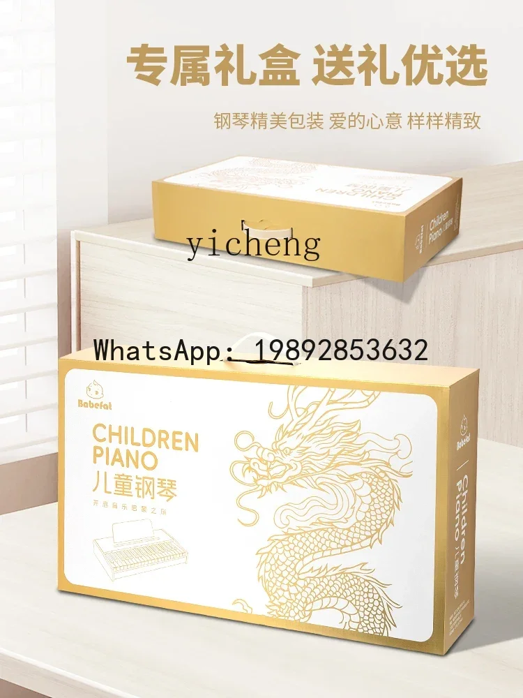 AH Piccolo pianoforte in legno per bambini Principiante Organo elettronico Giocattolo Regali per l'età infantile per