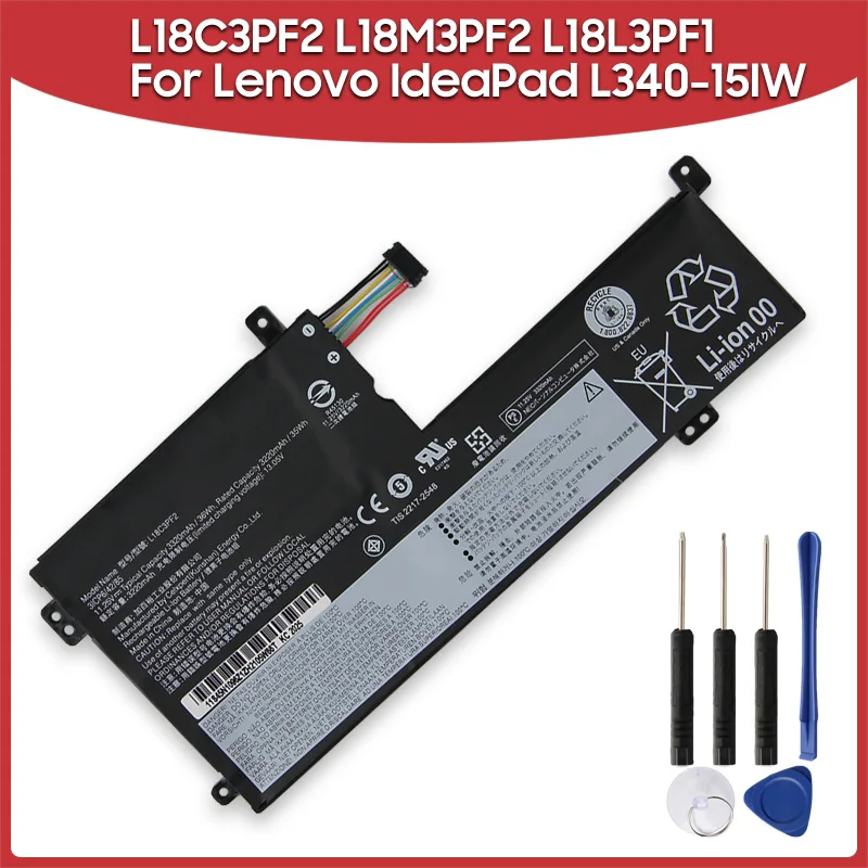 

Аккумулятор L18C3PF2 L18M3PF2 L18L3PF1 L18D3PF1 для Lenovo IdeaPad L340-15IW 3320 мАч