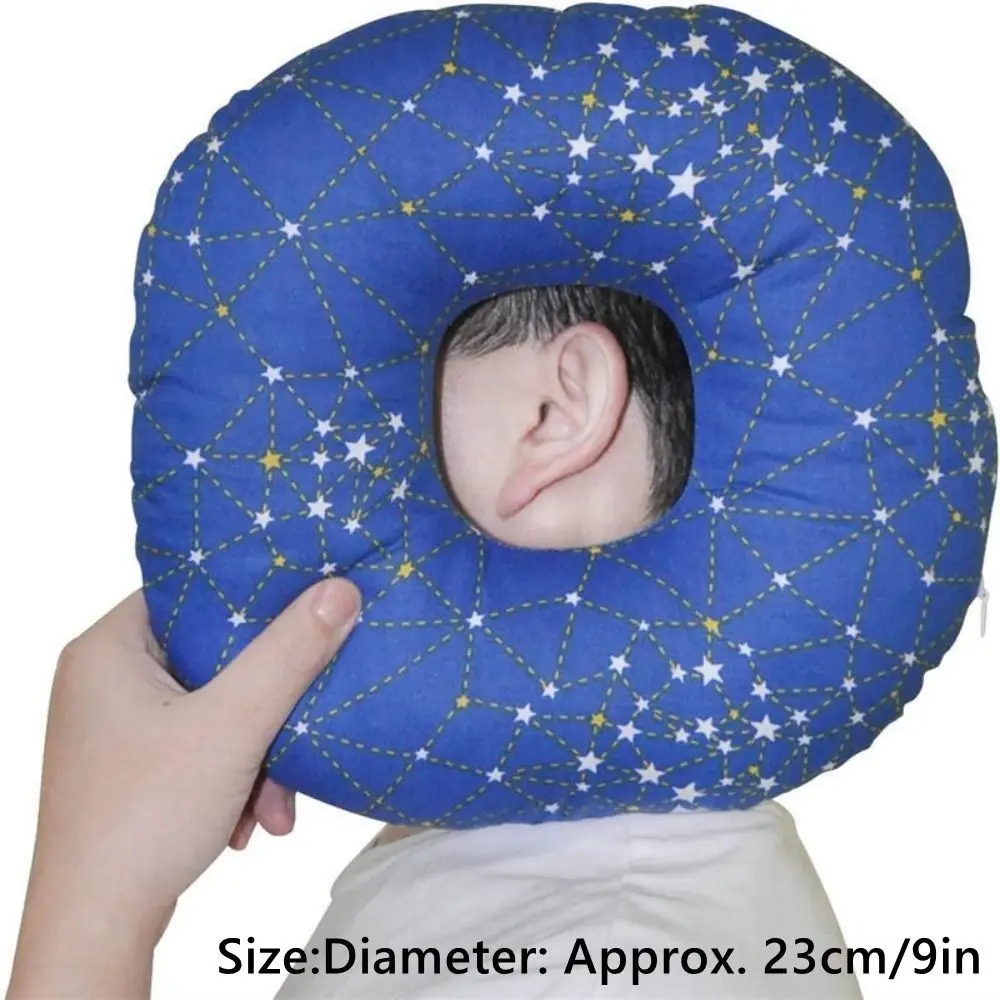 For Side Sleepers Pillow with an Ear Hole New Ear Guard Piercing Pillow for CNH and Pain Ear Inflammation Pressure Sores