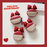 3D Cute BOW Earphone Case for Huawei Freebuds Pro 4 4i love heart Headphone Cover for Huawei Freebuds 3