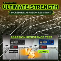ZUKIBO Brand FEIKE Ⅱ White Ultra Thinner Braided Fishing Line 1000M 500M 300M 100M Super Soft Strong Multifilament PE Line Carp 3
