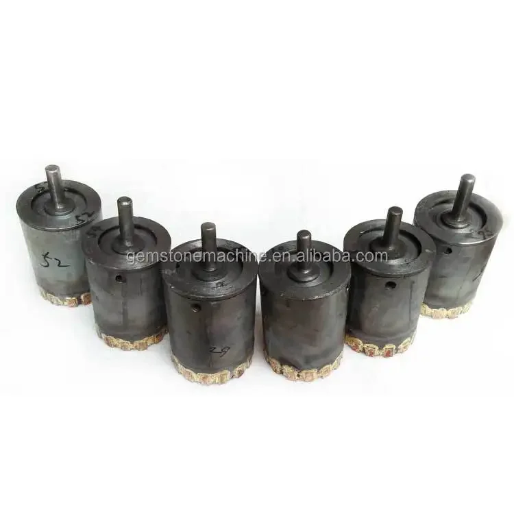 Jade Agate Quartz Stone Dual Layer Sintered Diamond Core Drill