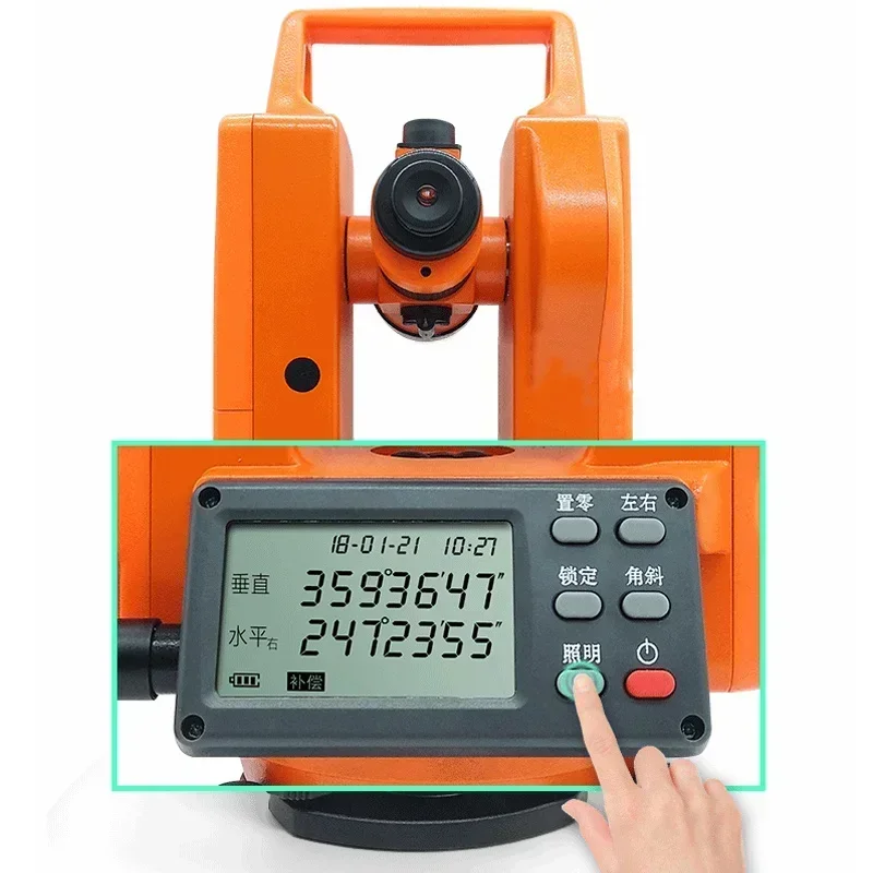 Double Laser Electronic Theodolite High Precision Building Engineering Decoration Measuring Tools Precision Mapping Instrument/