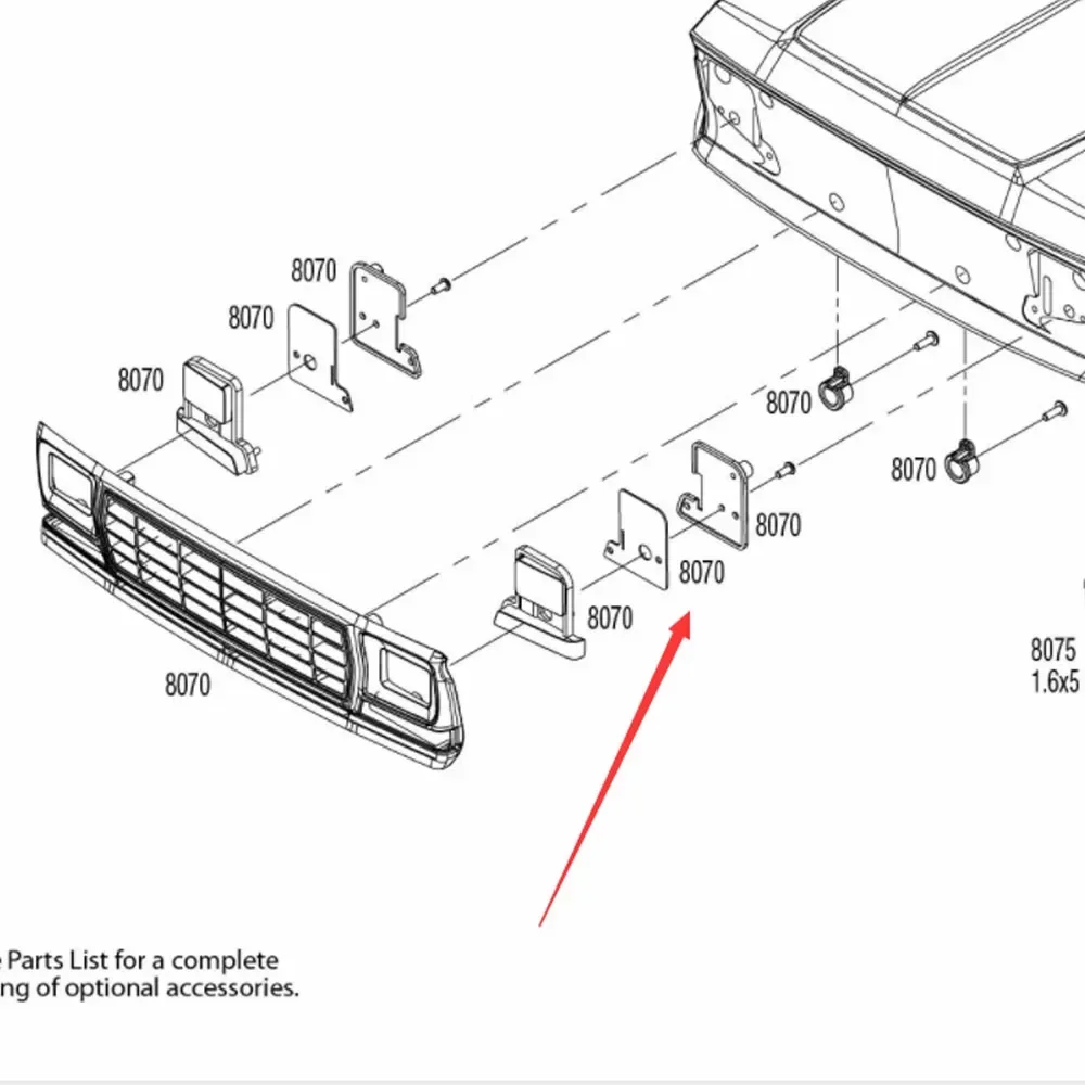 # 8070 Aluminium-LED-Licht-Eimer-Halterung, Scheinwerfergehäuse für RC Crawler Car 1/10 Traxxas TRX-4 TRX4 TRX-6 TRX6