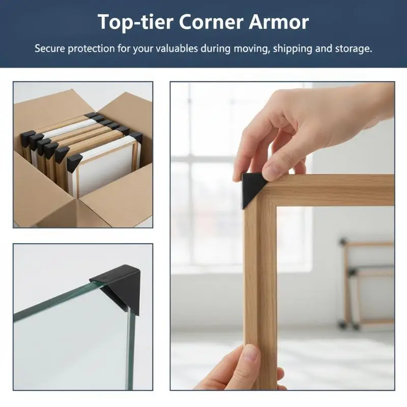 New！20Pcs Plastic Table Corner Edge Protection Cover Table Pads Care Safety Corner Guards Plug Glass Mirror Transport