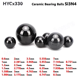 Ceramic Bearing Balls Si3N4, Silicon Nitride Ball, G5 Precision 0.8mm 1 1.2 1.5 1.588 1.984 2 2.381 2.5 2.778 3 3.175 3.5 - 10mm