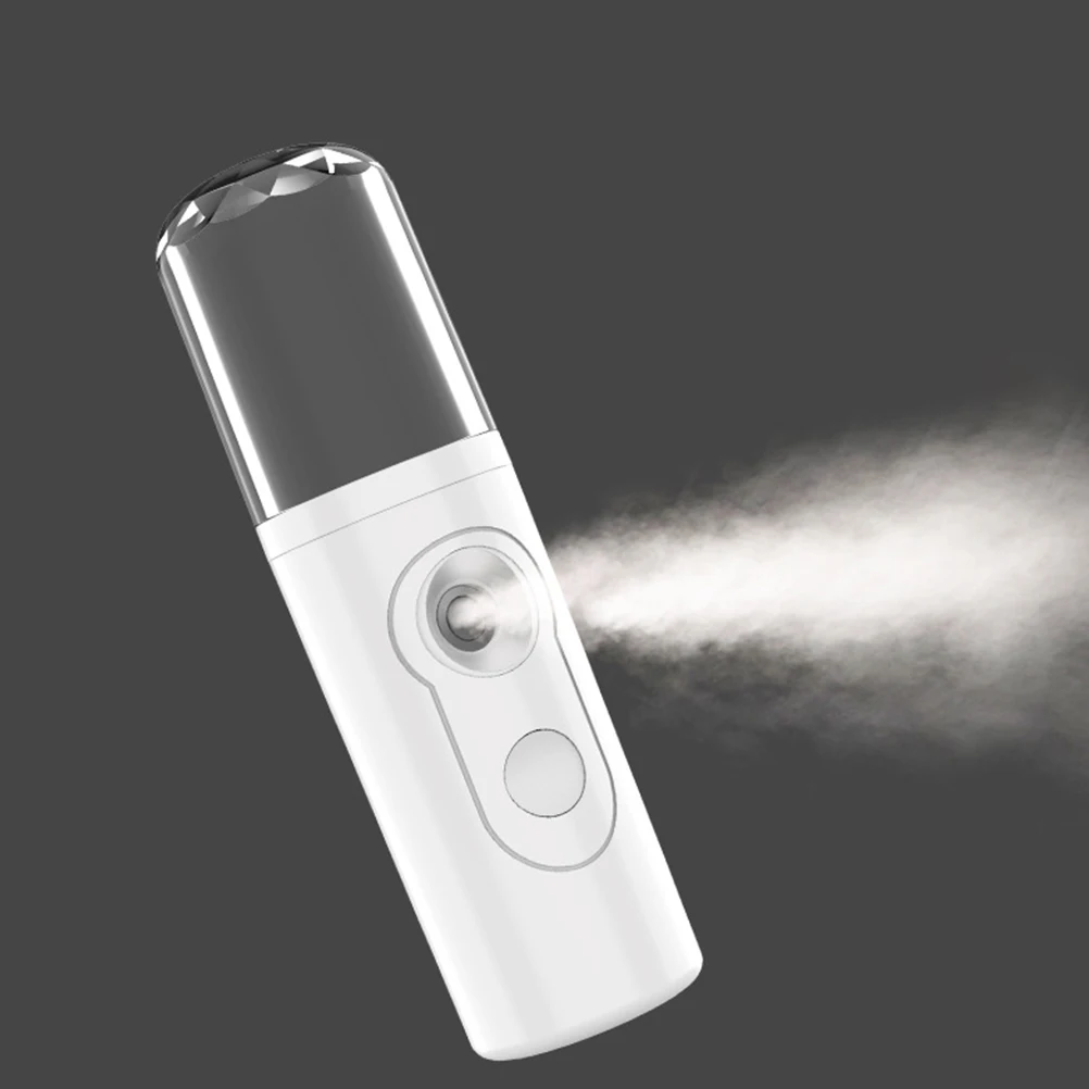 

1set USB Charging Spray Humidifier Facial Mist Sprayer Portable Skin Care Tool Water Replenishing Instrument ABS