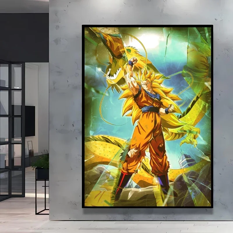 Dragon Ball Goku Anime 5D Full Round Drill Diamond Painting Fist Mosaic Embroidery Art Home Wall Decor DIY Craft