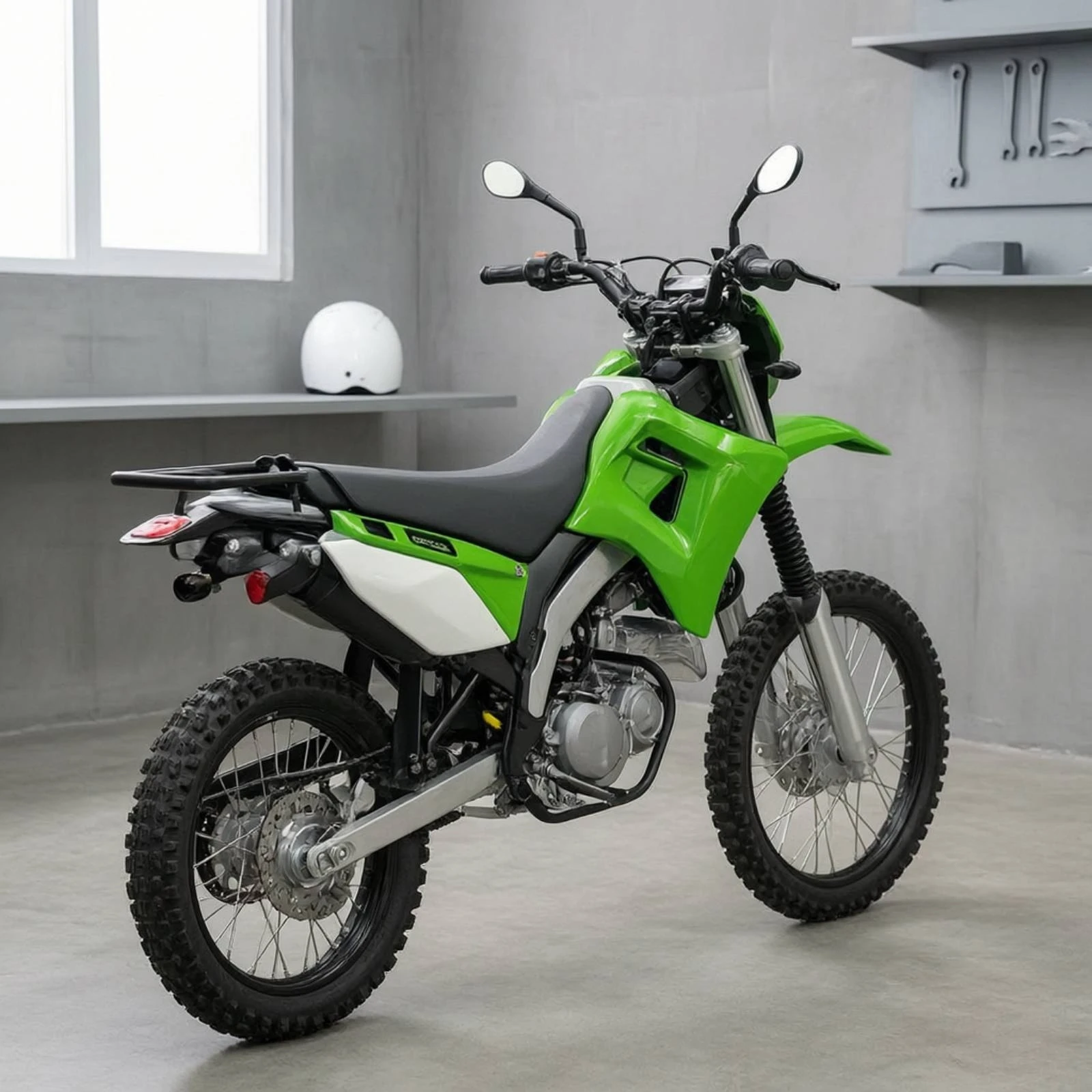 Motorcycle Rear Cargo Rack Cylindrical Motorcycle Rear Luggage Rack Luggage Carrier Stable Strong for Motorcyclists