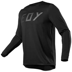 رجالي كم طويل موتوكروس جيرسي منحدر دراجة نارية جيرسي سريع جفاف على الطرق الوعرة سباق تي شيرت إندورو ركوب الدراجات 2022 أفضل 12 قميص بأكمام طويلة للمبيعات - رقم 6