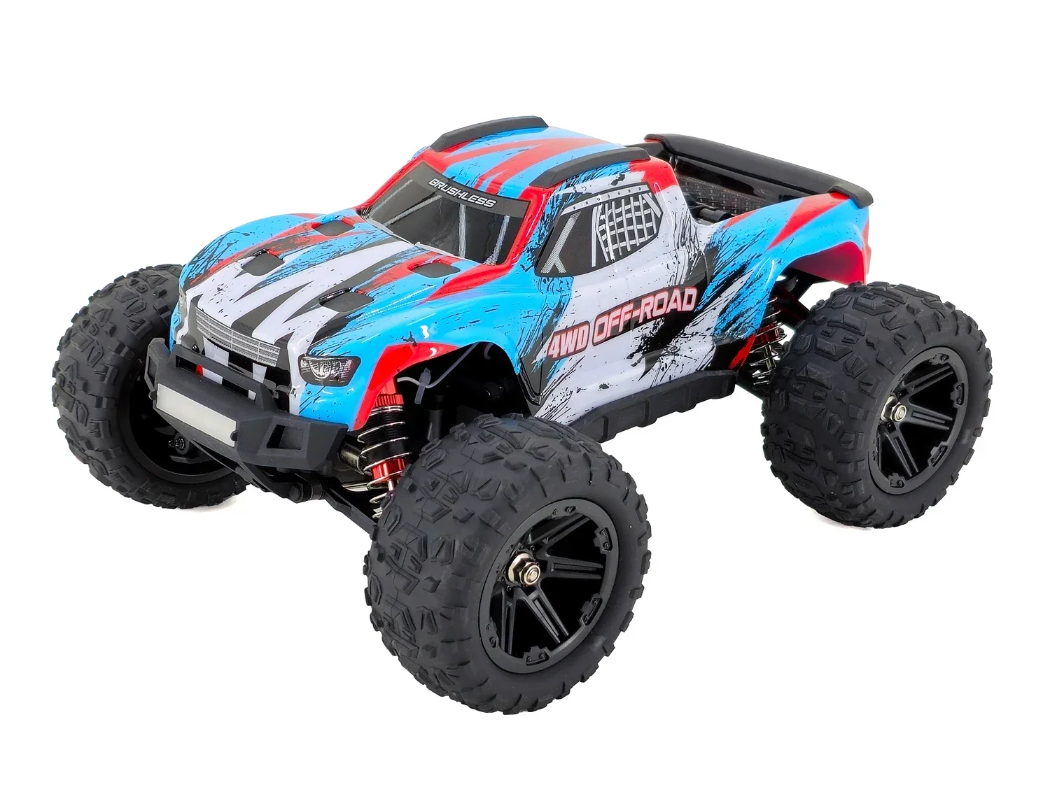 4 peças 85mm 12mm rodas de pneus de borracha hexagonais para scy 16101 16103 16104 mjx h16p 16208 16207 16210 1/14 1/16 rc monster truck atualização