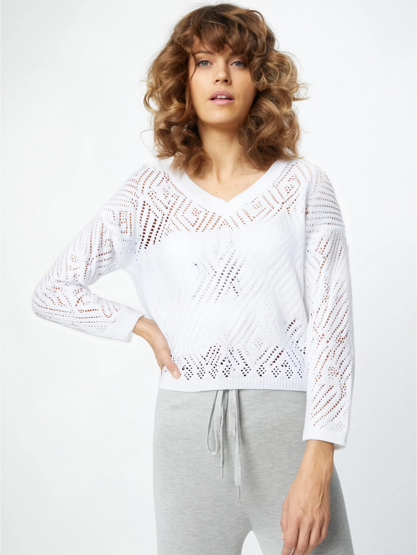 

Fashion Casual Summer Beach Knitted Beachwear High Street Women's T-Shirt Hollow Out Beach Bikini Cover Up Pullover Skirt