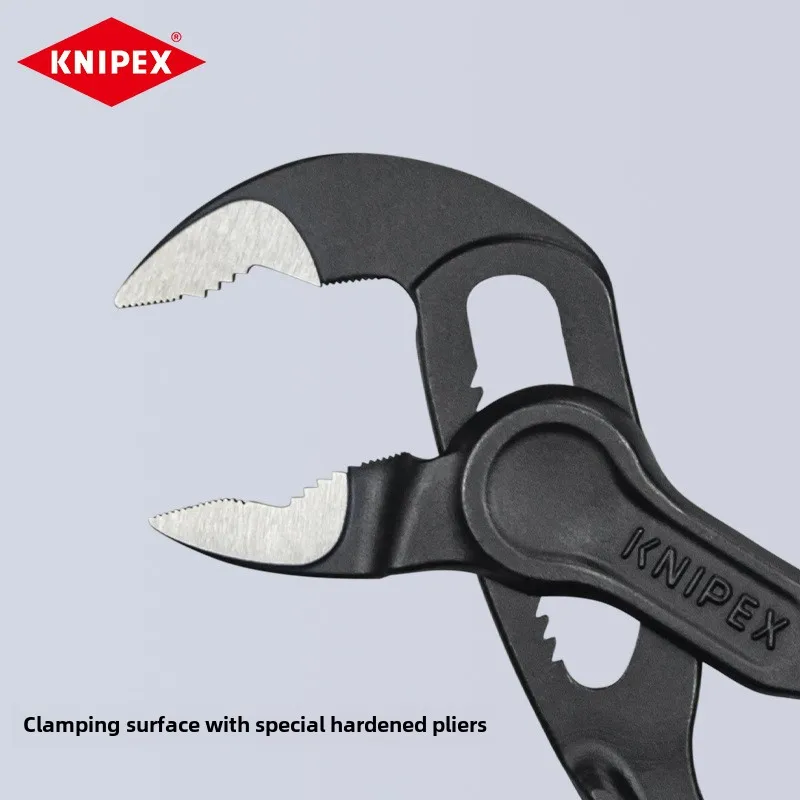 كنيبكس 8700100   كماشة مضخة مياه صغيرة 4 بوصة مفتاح ربط متعدد الوظائف قابل للتعديل مستورد من ألمانيا