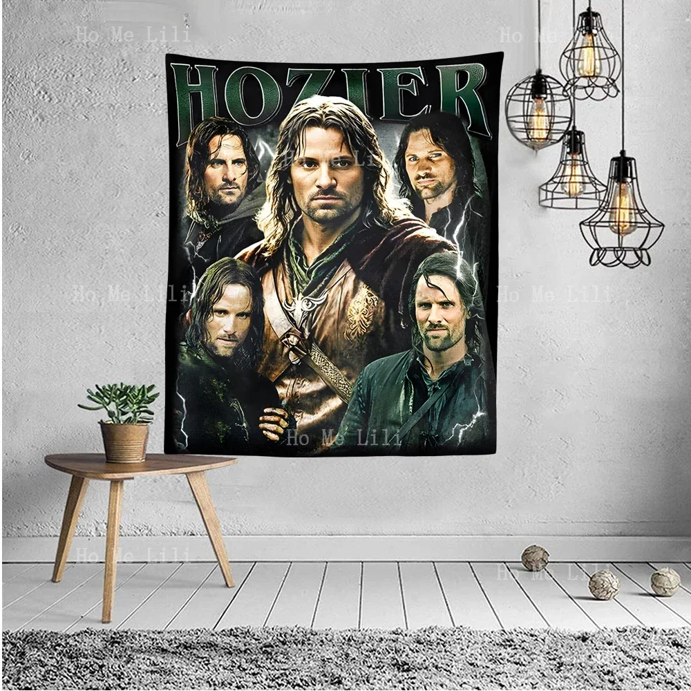 Hozier Aragorn Tribute Aesthetic Retro Design Classic Poster Tapestry Wall Hanging Decor For Bedroom Living Room Dorm